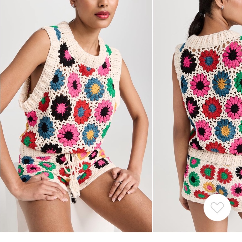 Farm Rio Crochet vest - Picture 2 of 4